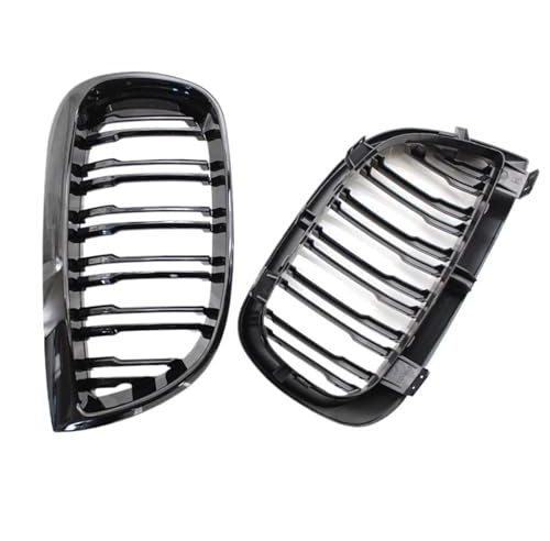 LFDTO Glänzendes schwarzes M-Styling-Racing-Grills, Sport-Nierengrill, passend for BMW 1er E87 2004 2005 2006 E81