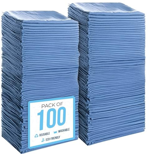 Simpli-Magic Premium Reinigungstücher, 35,6 x 30,5 cm, handelsübliche Qualität, blau, 100 Stück
