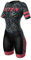 Wixen Pro Race Trisuit Damen-Badeanzug, aerodynamisch, mit Gesäßtasche, Leopard, S