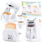 PLAY Ustensile Cuisine pour Enfant avec Cafetière, Mixer, Grille-Pain avec Llumière et Son Réalistes, Set de Cuisine Cadeau pour Enfant 3+ Ans (Blanc)