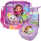 Get Trend Gabby’s Dollhouse Bolsa Termica Porta Alimentos con Fiambrera Infantil y Botella de Agua 400ml Set de Almuerzo Infantil 3 Piezas Regalo para Niños (Gabby’s Dollhouse)