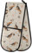 Oven Gloves Double Oven Gloves Beagle Dog Pet Oven Mitts Pot Holder Heat Resistant Quilted for BBQ Baking Kitchen Cooking Gloves