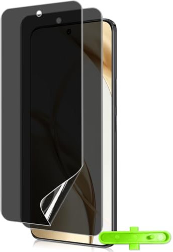 HinZann Privacy Pellicola Protettiva per Honor 200 5G Smartphone, 2 Pezzi Anti-Spia Flessibile TPU Film, Senza Bolle, Anti-Graffio, Anti-Spy Protezione Schermo Pellicola per Honor 200 5G Smartphone