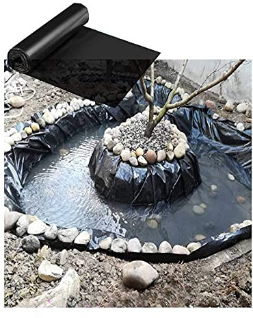Der robuste Teich-Gummieinsatz bietet soliden Schutz, ideal für Teiche unterschiedlicher Größe, 10 x 10 m