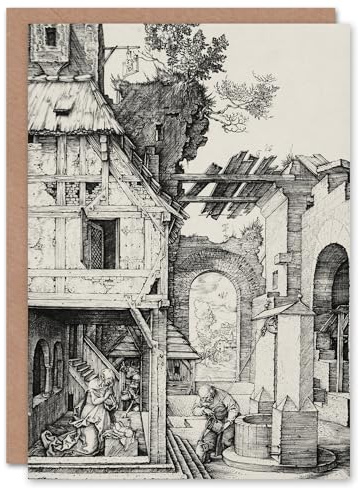 Artery8 Albrecht Durer Art Card The Nativity Birth of Jesus Christ