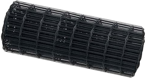 Bordure de jardin grise 0,6 x 50 m en fer revêtu de PVC – Bordure de pelouse durable et stable pour parterres, chemins et bordures de terrain – Résistant aux intempéries et facile d'entretien