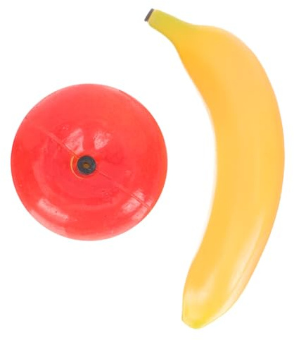 minkissy Percussion Fruit Shakers Musical Simulation Fruit Toys Early Educational Music Instruments for Toddlers and Banana Set Interactive Party Playthings