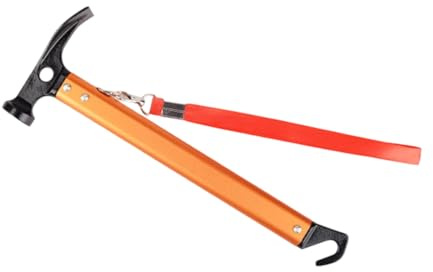 Psdndeww Multifunktions Camping Hammer Zelt Peg Stake Nägel Puller Remover Outdoor Rucksack Hammer Schlägel Peg Puller Nägel Schlägel