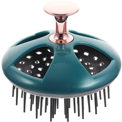 MAGICLULU Kopfhautmassagegerät und Shampoo Bürste aus Robustem Polypropylen und Tpee Leicht und Bequem für Anwendung zu Hause und Reisen
