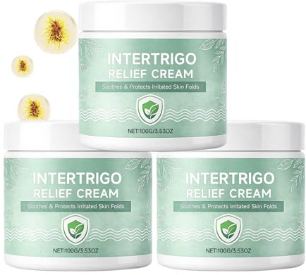 Healora Intertrigo Creme, hudrynkskyddskräm för fukt och friktionsskydd, lugnar huden, förhindrar sår och reglerar fuktförsörjningen (3 st)