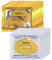 24K Gold Bio-Kollagen-Kristall-Lippen- und Augenmasken - 5 Paar Gold-Augenmaske & 5 Stück Collagen-Lippenmaske, Anti-Aging-Augen- und Lippenmaske