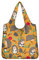 Pizding Bezaubernder Igel-Druck, Premium-Qualität, Polyestergewebe, wiederverwendbar, waschbar, Einkaufstasche, umweltfreundlich, Strandtasche, Tragetasche für den täglichen Einkauf