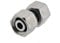 Gerader Schneidring Verbinder mit Dichtkegel und O-Ring 12 L-12 L, Stahl verzinkte Verbindung leichte Baureihe
