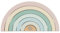 Bieco Holz Regenbogen Baby Pastell | Steckspiel | Spielzeug Stapelturm Montessori Holzspielzeug ab 0 Monaten Holzregenbogen Stapel