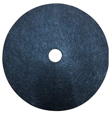 BYHUACN 24 Stück Baumschutz Unkrautmatten Mulchring rund Unkrautbarriere Pflanzenabdeckung Unkrautschutzmatte Vlies Unkrautvlies Unkrauttuch für den Außenbereich Garten Baum