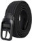 Drizzte Herrengürtel Männer Arbeits Stretchgürtel Flechtgürtel Schwarz 120cm