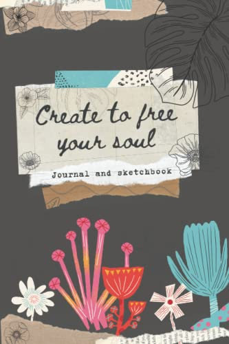 Journal and sketchbook. A two in one notebook, Gifts for Artist, doodle book, feelings journal, daily practice, mental heath tool.: this book is ... express themself with doodles and colour.