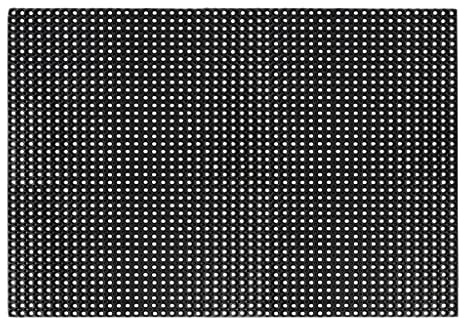 HPFLOOR Ringgummimatte-Wabenmatte I 100 x 250 cm (2,5 m²) Gummimatte meterware I Flexibel einsetzbare Antirutschmatte I Witterungsresistente Ringgummimatte I gummibodenbelagür Außen- Innenbereich