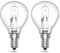Luxvista E14 Halogenlampen 28W Warmweiß 2700K, Halogen Leuchtmittel E14 28W Dimmbar Edison Schraube G45, Glühbirne 28 Watt Halogen für Tischleuchte Kronleuchter - 2 Stück