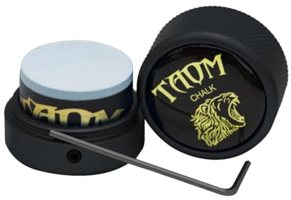 YEUEK TAOM Pool-Kreidehalter, runde Form, praktisches Werkzeug, Billardzubehör, magnetische Mini-Kreidespitze, Behälter, runde Box, Billard