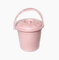 Plastic Bucket with Lid Handle Small Large Storage Bucket Bin Container Measures (Pink, 5L), B09TTG8W22