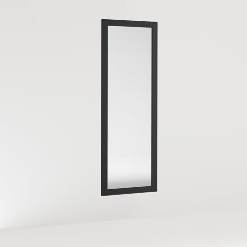ARHome Wandspiegel, Smart, 140 x 50 cm, Schwarz, Spiegel, Made in Italy