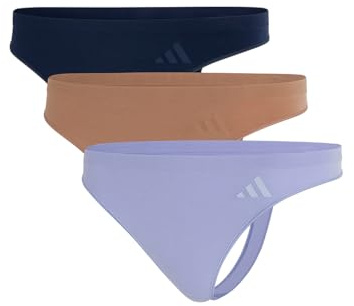 adidas Damen Low Rise Thong (3 Pack) - Sport Active Seamless - Packaged Panties - String - Bequeme Unterwäsche