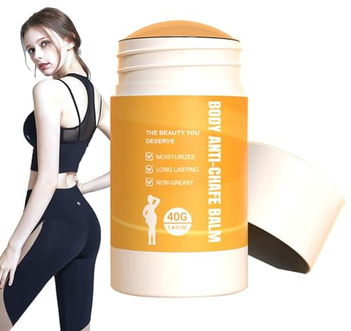 Besreey Anti Scheuer Balsam - 40g Anti Wundreib Stick, Anti Chafe Stick Damen, Anti Scheuern Stick,Wasserfester, Scheuer Stick Zum Laufen,Skin Protection Stick,gegen Wundscheuern Zwischen Den Beinen