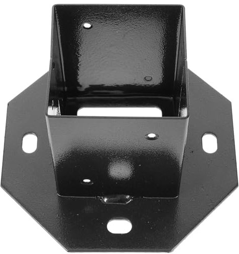 KITANDOVE Briefkasten Pfostenbasis Aus Holz Terrassenpfostenabdeckung Quadratische Geländerpfostenbasis Für Zaunpfosten Installieren