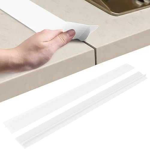 2 Stück Arbeitsplatten Verbindungsschiene für KüChen, KüChenplatte Arbeitsplatte LückenfüLler,abschlussleiste küchenarbeitsplatte,t profil kunststoff,wandanschlussprofil küche,Fugenleiste Arbeitsplatt