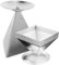 PRETYZOOM 2 Stücke Edelstahl Pyramide Lebensmittel Form Fondant Backform Dreieck &Amp; Form Set Für Reis Schokolade Kuchen DIY Backen