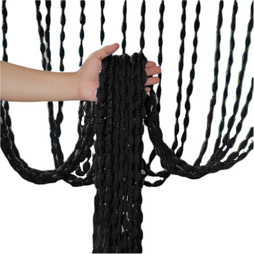 Allayu Bead Curtain For Patio Doors And Polyester Beaded Door Curtain Doorway Curtains, B