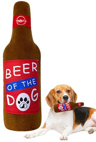 Générique Spielzeug für Hunde, Flasche, Spiel in Form einer Weinflasche