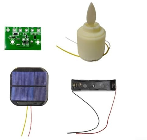 3.7V Solar Light Control Kit for Electronic Candles with Auto Switching Based on Ambient Light Levels