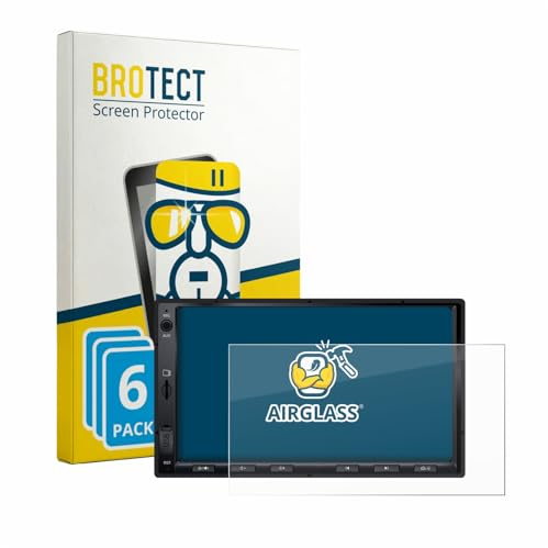 BROTECT 6 Stück Schutzglas für Atoto A5LG2A7T 7 Schutzfolie Panzer Folie Glas[Extrem Kratzfest 9H, Anti-Fingerprint, Ultra-Transparent]