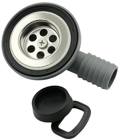 Seyaolex Filtro de drenaje del lavabo para autocaravana, camping-car, barco, filtro para el fregadero, rejilla de drenaje del fregadero
