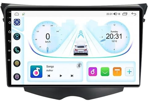 Car Play Radio Con Pantalla Pantalla Táctil De 9 Para Hyundai Veloster FS 2011-2017 Con CarPlay Y Android Auto Inalámbricos Con Mirror Link, Bluetooth(HM604 4 Core Wifi 2+64GB)