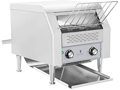 Royal Catering - RCKT-1940 - Grille-pain en continu - Acier inoxydable