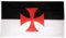 Flaggenfritze Fahne/Flagge Tempelritter + gratis Sticker