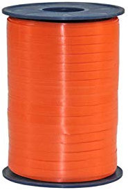 Creative Discount® Kräuselband / Geschenkband, Orange, B: 5mm L: 500m