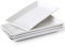 YHOSSEUN Platos rectangulares de porcelana para servir, platos blancos para fiestas, juego de platos apilables de 4.13 pulgadas
