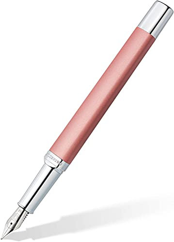 Staedtler Triplus Radiant Rose Stylo-plume, tige triangulaire, rose éclatante (pointe moyenne)