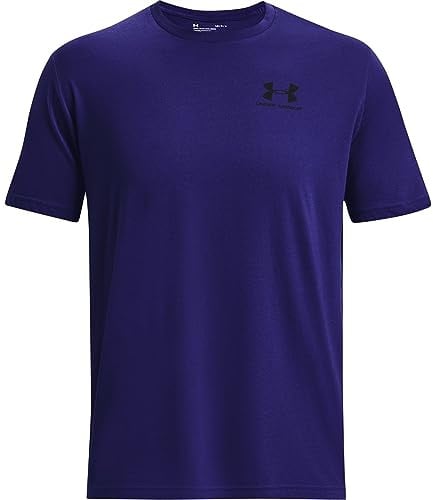 Under Armour Men's Sportstyle Left Chest Short-sleeve T-shirt Short Sleeve, Sonar Blue, M