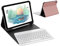 IVEOPPE Tastatur iPad 10. Generation, iPad 10 Hülle mit Tastatur 10,9 Zoll 2022, Magnetisch Abnehmbare Bluetooth QWERTZ Hülle Tastatur für iPad 10 Generation, Rose Gold