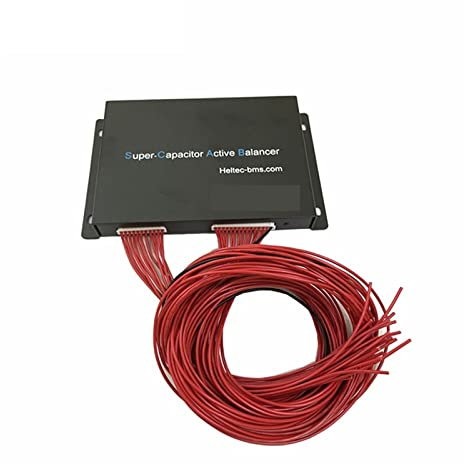 KDAWN Smart Active Balancer 2S-24S 1A 2A 5A 10A Superkondensator Active Equalizer Balancer APP Li-Ion Lipo /Lifepo4 (Size : 10-24S 10A)