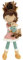 Little Dutch 4566 Stoffpuppe Kuschelpuppe Weihnachten Evi mit Rentier (35 cm)
