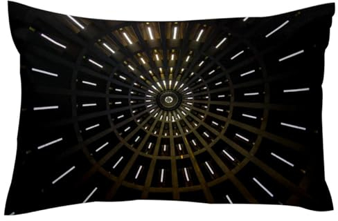Tunnel mit Lichtern Kissenbezüge, 1 Packung, dekorativer weicher Samt-Kissenbezug für Couch, Sofa, Bett, Auto, Wohnzimmer, 40,6 x 61 cm