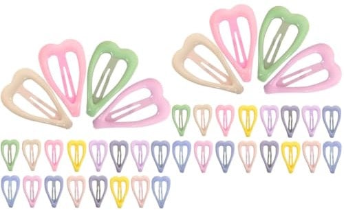 FRCOLOR Pack of 40 Oil Drops Hair Clips Hair Accessories Headwear for Women Baby Kit Mini Hair Clips for Women Girls Hair Clips Hair Clips Made of Iron Cute Hair Pin Hair Clips Cute