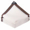 ZHJSHOU Rete Ombreggiante con Occhielli Bianca Telo Ombreggiante da Giardino 4x8m,90% Traspirante Protezione da Sole Rete Telo Ombra per Balcone Pianta Serra Esterno