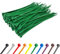 Green Cable Ties (100 Pack - 300mm x 3.6mm) Nylon Zip Ties Plastic Tie Wraps for Office Cable Tidy Garden DIY